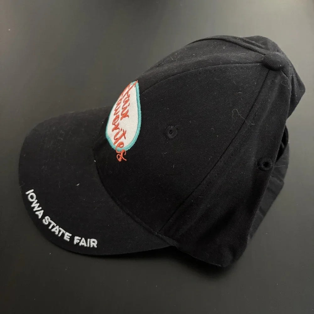 2019 Iowa State Fair Fair Favorites Hat Black OSFM‎ Strapback